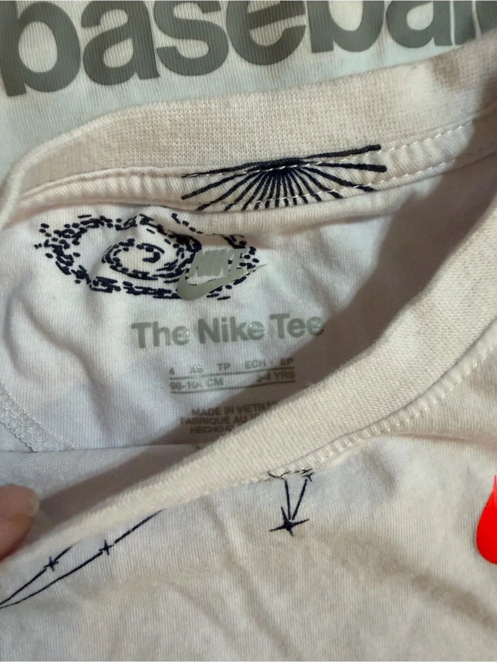 Nike t shirts size 4 and 5